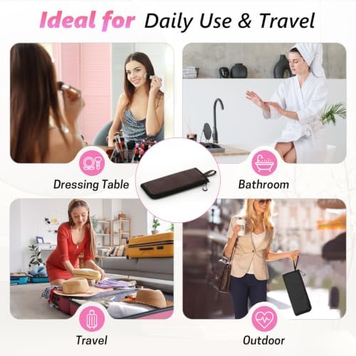 2-in-1 Heat Resistant Mat & Storage Bag with Pocket for Hair Tools - Image 7