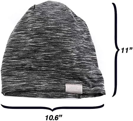 Kids Beanie Sleep Hats Bonnet for Night Sleeping Cap Silky Lined Satin Bonnet with Adjustable Elastic Band for Teens Toddler Child Natural Curly Frizzy Hair Cover(Grey Pale) - Image 3