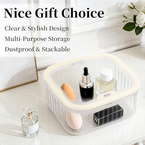 THMINS Hair Accessories Organizer for Girls, Small Plastic Storage Box - Image 2