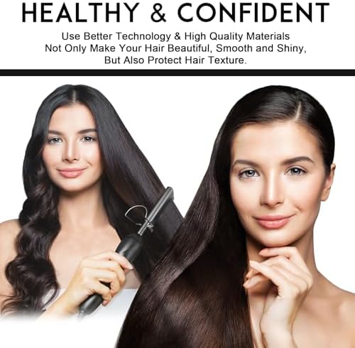 NICEMOVIC Ceramic Heating Hair Straightener Comb - Hot Pressing Brush for Natural Black Hair, Beard Wigs, and Curling (Black) - Image 5