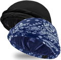Ababalaya Upgraded Satin Lined Halo Turban Wave Cap by Ababalaya