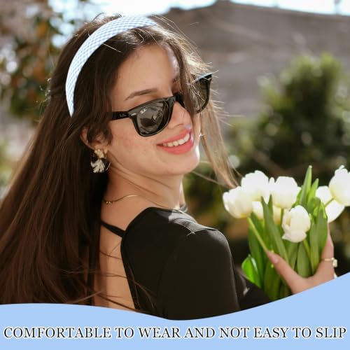 Headbands for Women & Girls, 3 Pack Non Slip Wide Trendy Headbands - Image 4