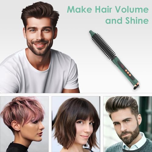 BANGMENG Thermal Brush for Short Hair 1/2 Inch Curling Brush Men Bobs Pixie - Image 6