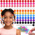 Tinkrstuff 120Pcs 14mm Multicolor Large Silicone Hair Beads by TINKRSTUFF