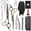 Fcysy Professional Barber Scissors Kit - Thinning Shears for Texturizing Hair Cuts, Salon & Wig Scissors Set for Women & Men by Fcysy
