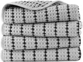 POLYTE 430 GSM Poly Blend Microfiber Quick Dry Waffle Hand Towel, 16x30 in by Polyte
