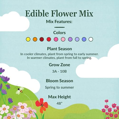 Ferry-Morse Edible Flower Bulk Wildflower Seeds, 178,000+, 1 lb - Image 3