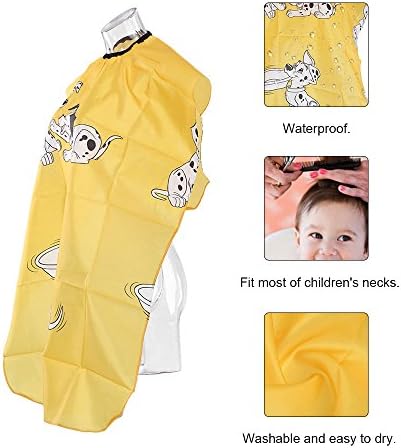 Kids Haircut Salon Cape, Hair Cutting Cape for Kid cloth, Kids Barber Cape,Child Shampoo Waterproof Capes - Image 3