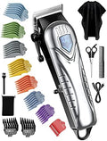 Chicclly Low Noise Hair Clippers for Men & Women with 10 Color Guide Combs by CHICCLY