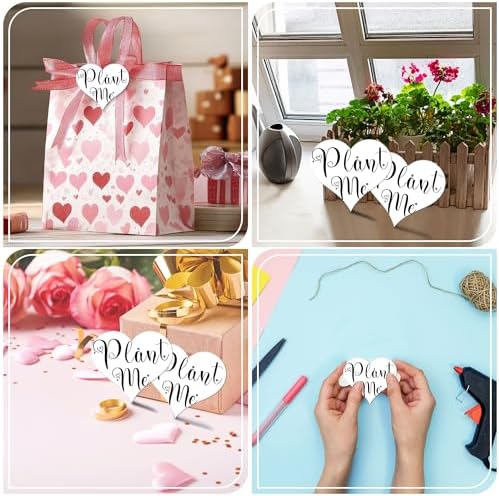 Heart Shaped Plantable Seed Paper, 50 Pieces, Wildflower Party Favors for Weddings, Showers, Birthdays, Memorials Garden Gifts - Image 4