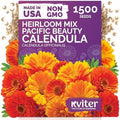 1500 Mix Pacific Beauty Calendula Seeds for Planting, Calendula Officinalis by KVITER