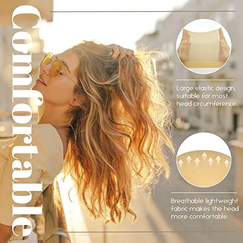Beige Wig Caps for Women, Stocking Cap for Wigs, 24 PCS - Image 2