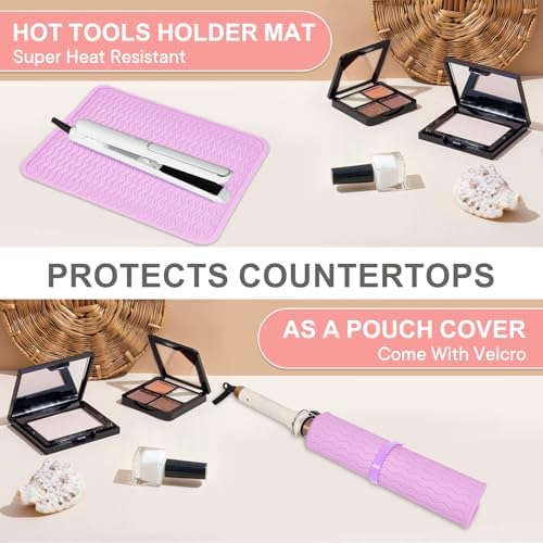 Suafrnut Oversize Silicone Heat Resistant Mat for Hair Tools(14.2" x 11") - Image 6