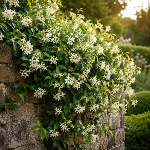 Confederate Jasmine Plant Live | 4-8 Inch Tall | Fragrant White-Blooming Vine | Easy to Grow Live Jasmine Plant for Indoor & Outdoor Spaces - Image 3
