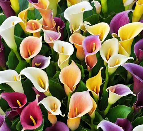 100Pcs Calla Lily Seeds Beautiful Flowers Mix Color Perennial Plant - Image 2