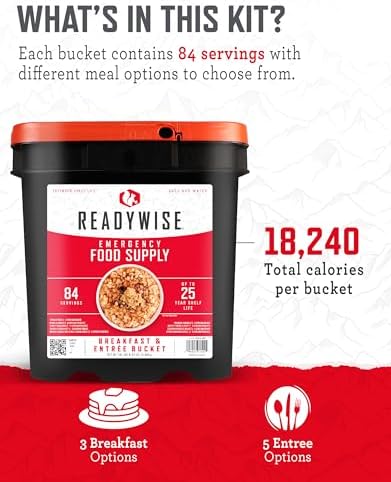 READYWISE Emergency Food Survival Supply Breakfast Bucket, 84 Servings - Image 4