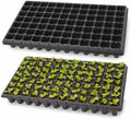 Seed Starter Trays 10-Pack, 72-Cell Germination Trays, 1.57-Inch Deep Cells by HamptonDistribution