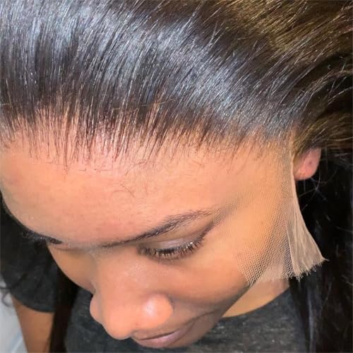 BEEOS 13x6 SKINLIKE Real HD Lace Front Wig, Ultra-fitted Cap Design 250% Density Bleached Single Knot Pre-Plucked Vivid Hairline 0.10mm Ultra-thin Invisivle Lace Wig Straight 24 Inch - Image 4