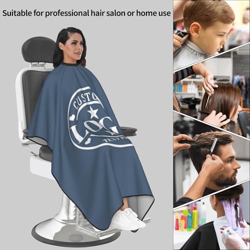 Custom Barber Cape Customized Haircut Capes Logo Text Photo Salon Hairdressing Apron for Home and Barbershop - Image 7