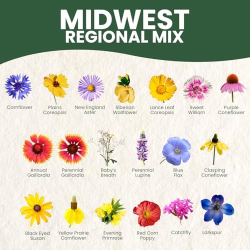 Midwest Regional Mix – 2,500 Seeds for Planting – 2026 Season – 5 Gram Pouch - Image 3