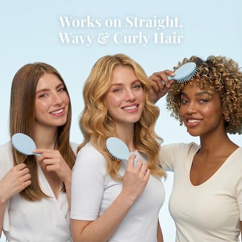 12 Pack Mini Hair Brush Bulk, Travel Hair Brush for All Hair Types - Image 4