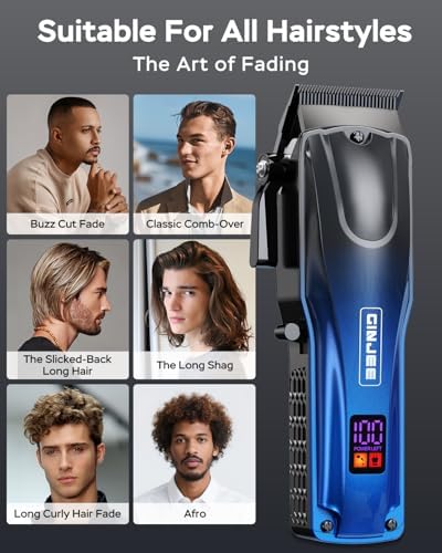 Cordless Hair Clippers and Trimmer Set for Men - Image 6