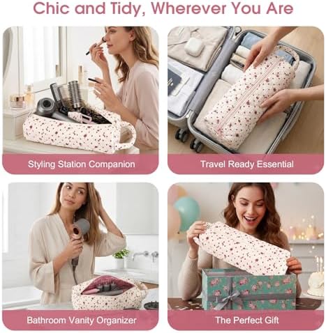 Cute Hair Tools Travel Bag Compatible with Dyson Airwrap Shark FlexStyle - Image 4