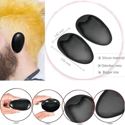 20 Pcs Hair Dye Brush and Bowl Set, Hair Dye Coloring Kit, Hair Coloring Bleaching, Hair Dye Tools for DIY Salon. Hair Tinting Bowl/Dye Brush/Ear Cover/Gloves/Tint Comb - Image 5