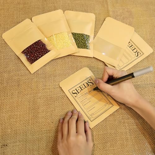 Seed Storage Organizer Box 60 Slots, with 20 Envelopes and Small Tool, Sturdy Seeds Saving Seed Bank Container Kit (Seeds not Included) - Image 5