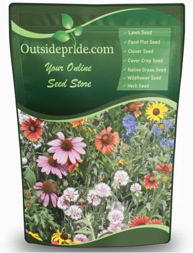 Outsidepride Northeast Wild Flower Seed Mix - 5 lbs Premium Blend of Vibrant Biennial & Annual Wildflower Seeds for Northeastern States, Ideal for Meadows, Borders & Gardens, & Attracting Pollinators by Outsidepride