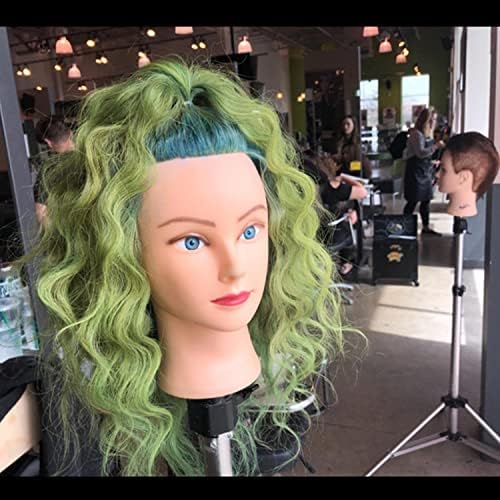 20-22" Mannequin Head with 100% Human Hair for Hairdresser - Image 4