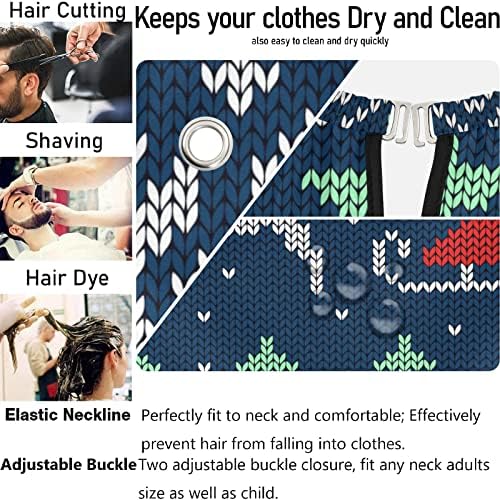 Barber Capes Polyester Hair Cutting Salon Cape with Snaps Beard Bib Hairdresser Gown Stylist Cape For Men Women - Image 5