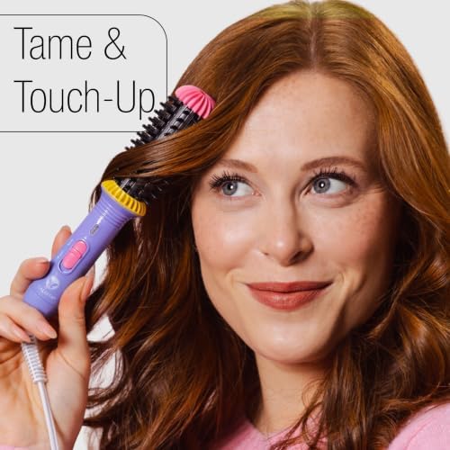 CALISTA GoGo Mini Heated Round Brush, Corded On-the-Go Styling, Peachy Pink - Image 6