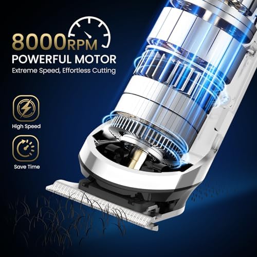 Ufree 3-in-1 Beard Trimmer for Men, IPX6 Waterproof Electric Razor Shaver - Image 2