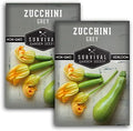 Grey Zucchini Seeds for Planting - 2 Packs by SurvivalGardenSeeds