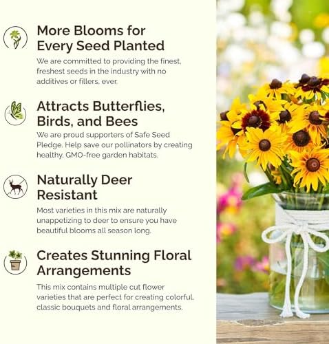 Eden Brothers Midwest Wildflower Mixed Seeds for Planting, 50 lb - Image 4