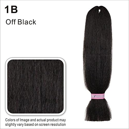 Vivica A Fox Hair Collection HKBK16-V Human Hair Afro Curl Kinky Bulk Extension, 1B, 5.8 Ounce - Image 4