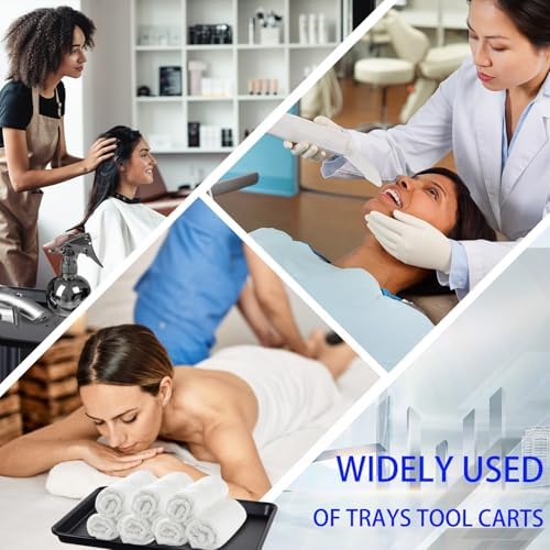 Salon Tray on Wheels,Adjustable Salon Service Rolling Tray for Mayo Stand - Image 5