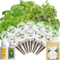 inbloom 12-Pod Gourmet Herb Basil Seed Pod Kit for AeroGarden, Ahopegarden Hydroponic Garden, Basil, Mint, Cilantro, Parsley, Shiso, Chicory, Liquorice, 400+ Seeds by inbloomgarden
