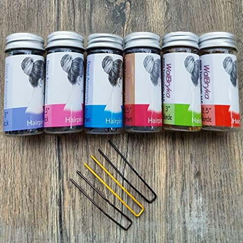 Hairpins for Bun ROCST Bobby Pins Clips for Ballet Woman girl Hairdressing salon (2 inch, Brown12pcs) (Silver, 3 inch (Pack of 12)) - Image 3