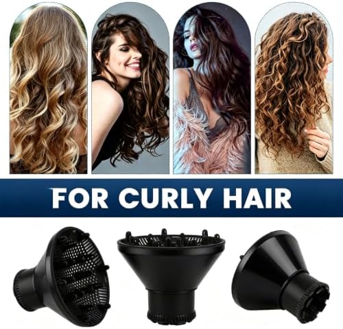 Hair Diffuser, Diffuser Attachment for Blow Dryer with D1.5-2.67in Nozzle - Image 6