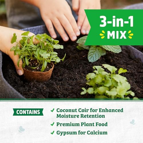 Back to the Roots 3-in-1 Seed Starting Mix 6 Quarts, 100% Organic & USA Made for Herbs, Veggies, Flowers, w/Nutrient Rich Plant Food, Worm-Castings, & Moisture Controlling Yucca Brown - Image 5