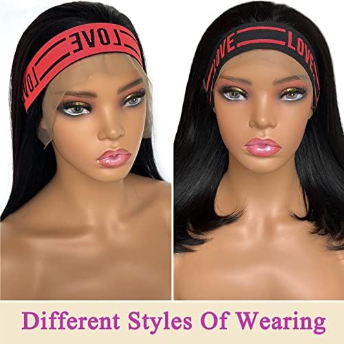 Wig Band, 3 Pcs Lace Melting Bands For Wig, Edge Wrap To Lay Edges Latex And Nylon, Adjustable Size, 5 Piece Set, For Lace Front Wigs, Keeps Wigs In Place (Blackred, Unisex, Adult) - Image 3