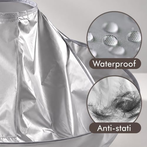 Hair Cutting Cape Umbrella Haircut Cape Barbers Apron for Adults Kids - Image 5