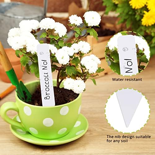 Plant Labels 4 Inch 500Pcs Plastic Plant Name Tags for Seedlings - Image 4