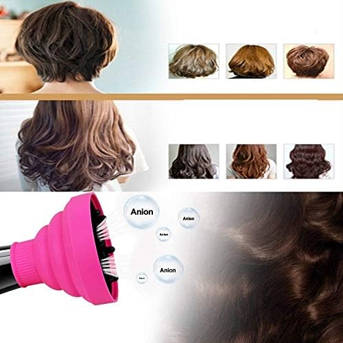 Hair Diffuser Attachment for Hair Dryer, Collapsible Curly Hair Diffuser - Image 6