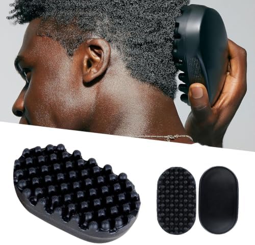 Rubber Curling Hair Brush, Twist Tool for Afro Hair Women and Men - Image 6