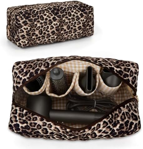 HiTotes Hair Tools Travel Bag Compatible with Dyson Airwrap Cute Floral Travel Case for Shark Flexstyle Hair Tools Organizer by HiTotes