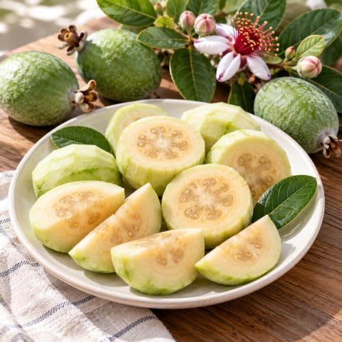 Pineapple Guava Plant Live, 4" Pot, Tropical Fruit Tree, Outdoor Planting - Image 6