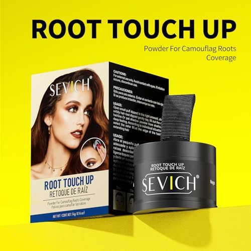 Sevich Hairline Powder, Gray Root Touch Up, Sweatproof, Light Blonde - Image 2